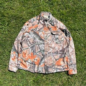 Outfitters Ridge Y2K Fusion 3d Camouflage Button Up Shirt Men’s L Multicolor